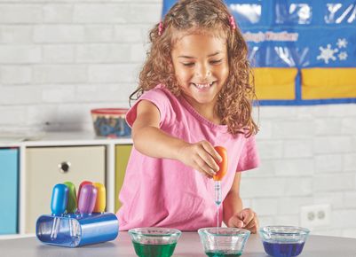 Primary Science® Jumbo Eyedroppers with Stand 