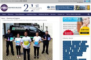 Screencapture of FMO Professional Business Media Distribution