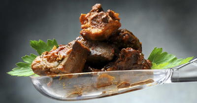 Lamb Romana cooked in the woodfired oven by Orchard Ovens