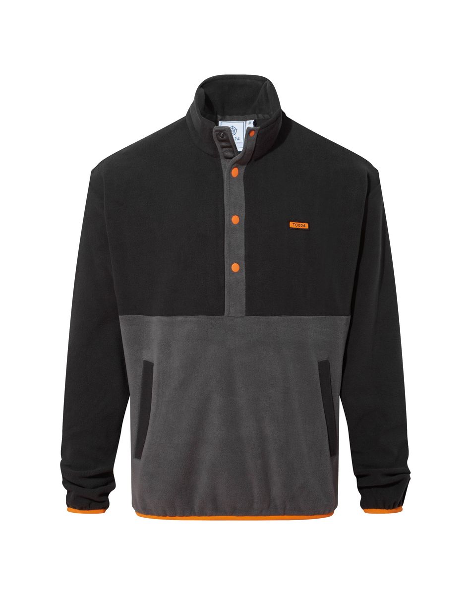Horth men's half zip fleece - black