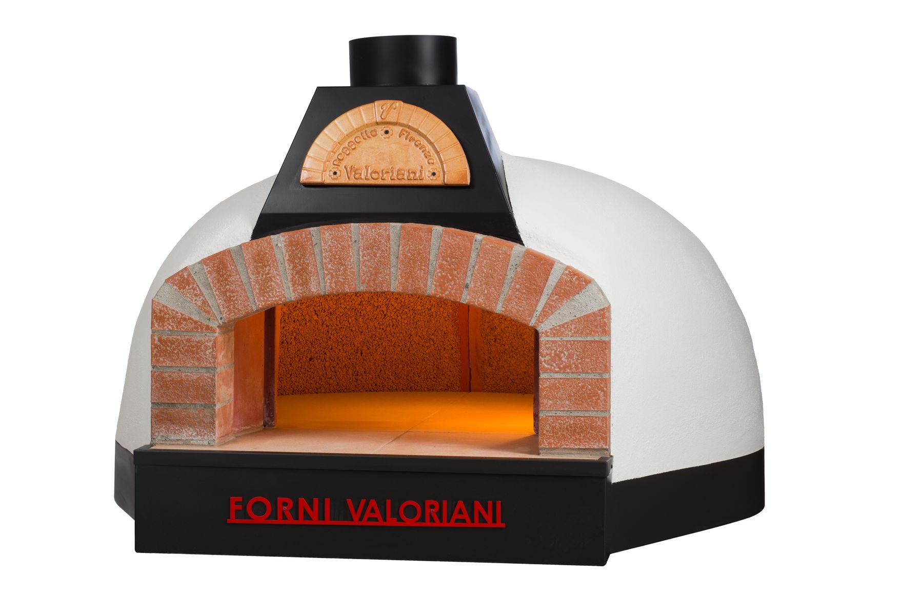 A wood-fired restaurant grade, commercial Vesuvio Igloo oven from Valoriani UK