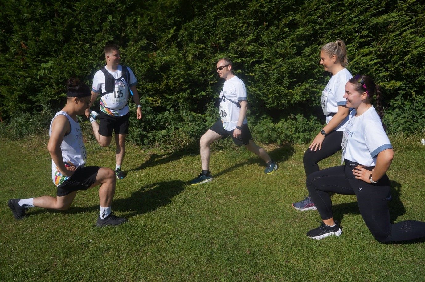 Final stretches for the Team Cresset who raised nearly £1000 for brainstrust.jpg