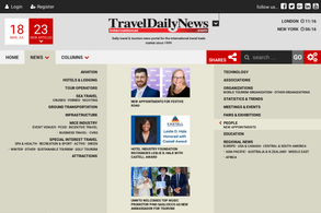 Screencapture of TravelDailyNews International