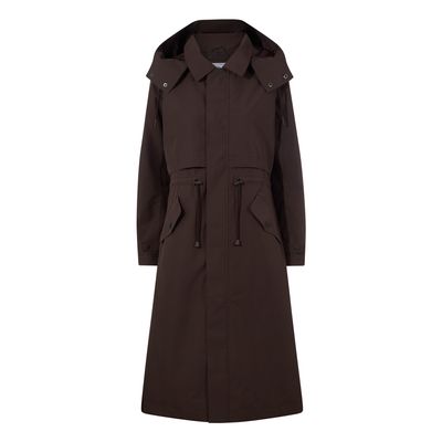 Alva Womens Waterproof Trench Coat - Black