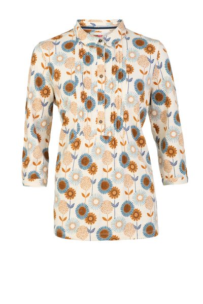 Brakeburn Freya Cream Tunic Blouse (cut out) - £44.99