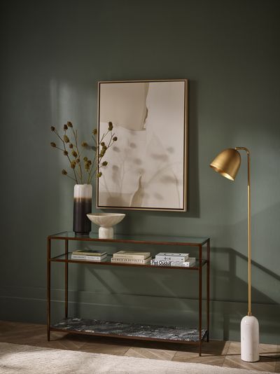 Flint Granite Console Table