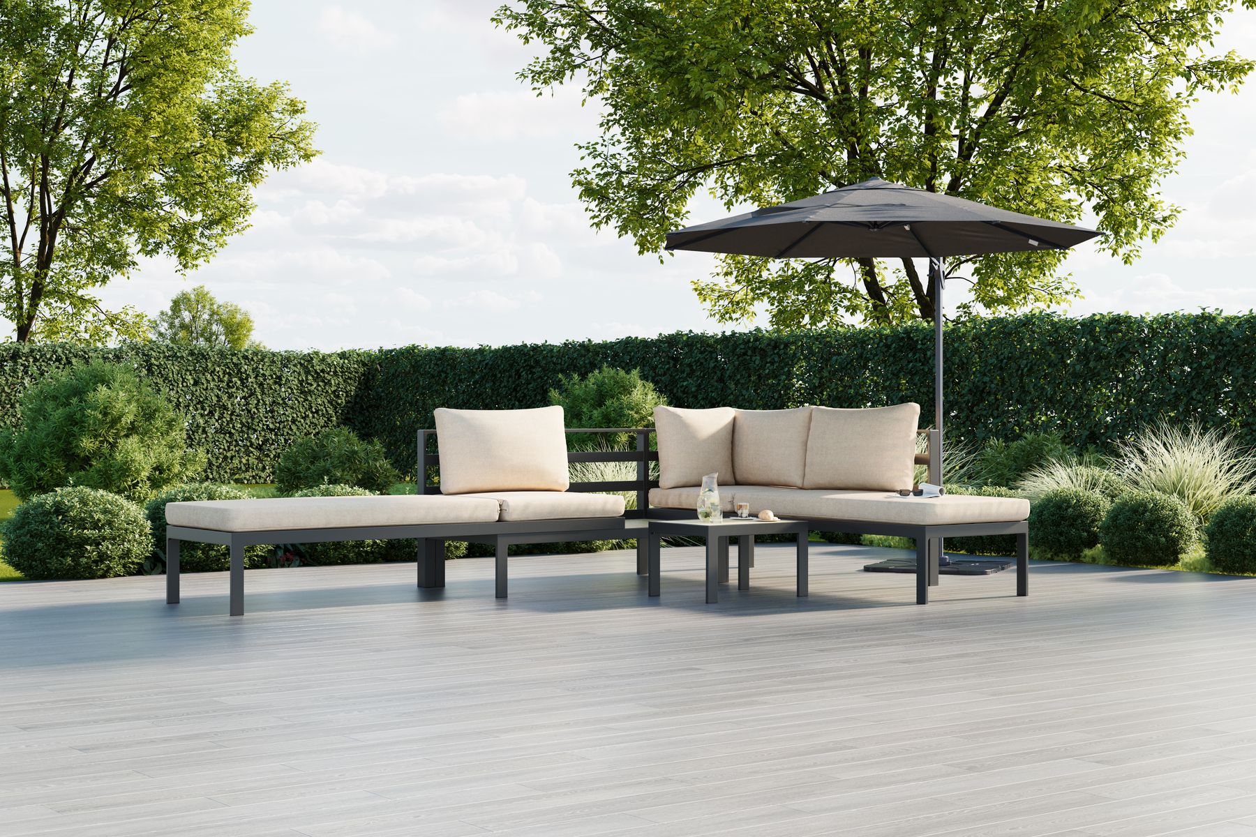 Lagos Modular Aluminium Lounge Set