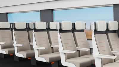 Front view image of rows of ALIZÉ seats. 