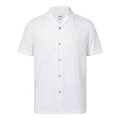 Valtos Mens Short Sleeve Shirt - Optic White