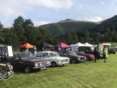 Classic cars at the Grasmere Lakeland Sports and Show