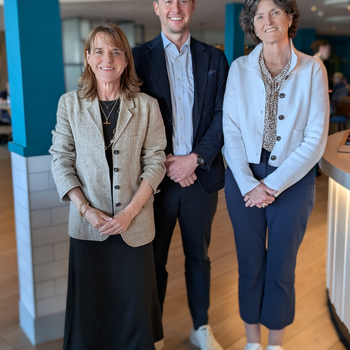 (left to right): Nicola Poole, Colm McGinley and Rebecca Kashti