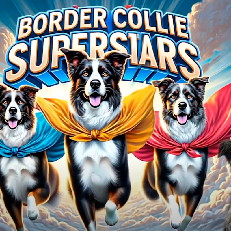 Border Collie Superstars, one of the features on the Dogcast - the first-ever podcast by dogs, created by Border Collie Trust GB
