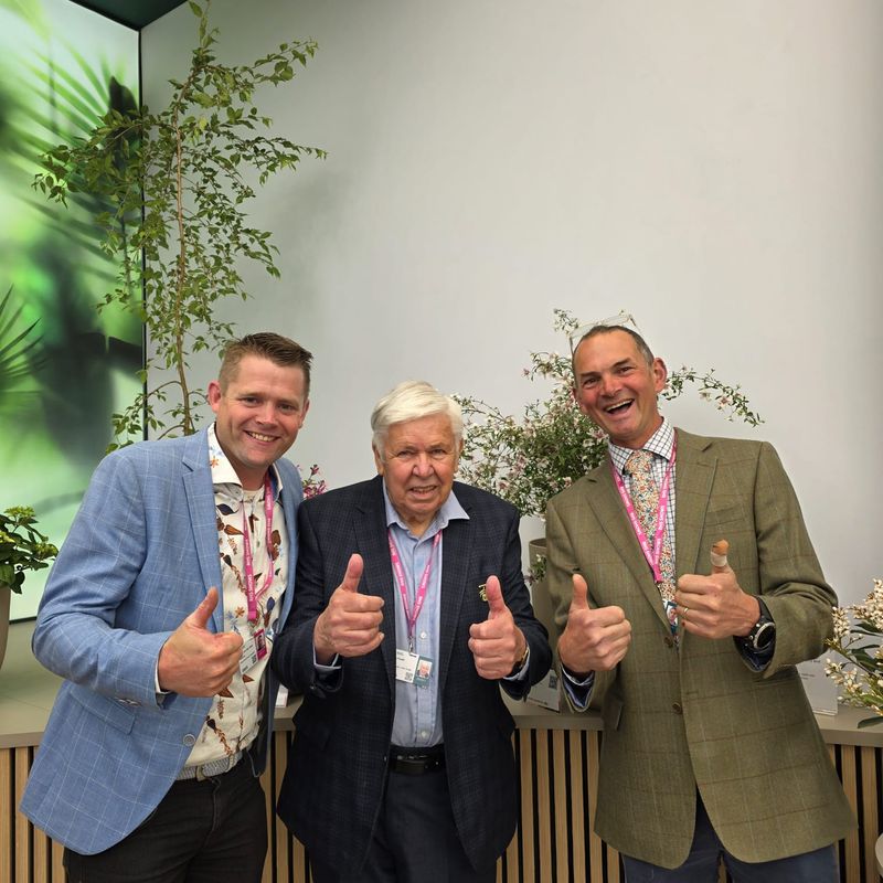 Tiame van den Haak, Alan Postill, Charles Carr, Hillier Nurseries