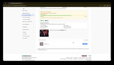 Watch as Made by Humans check for AI-generation 