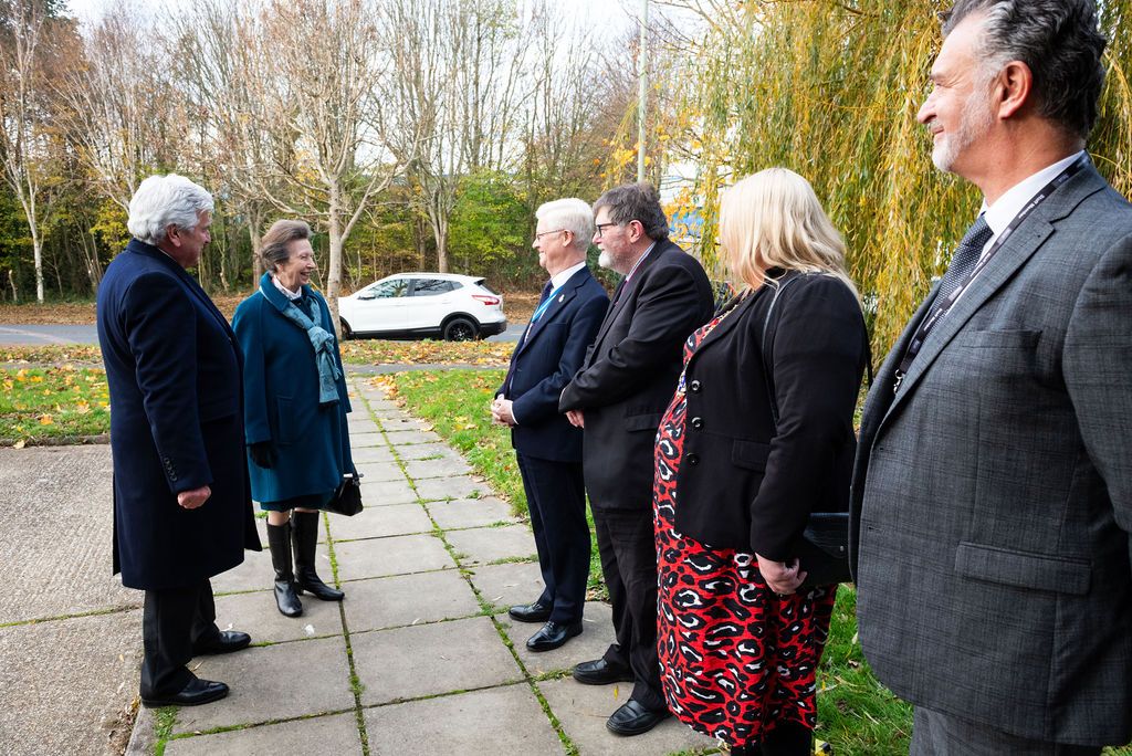 HRH The Princess Royal visits Focus SB