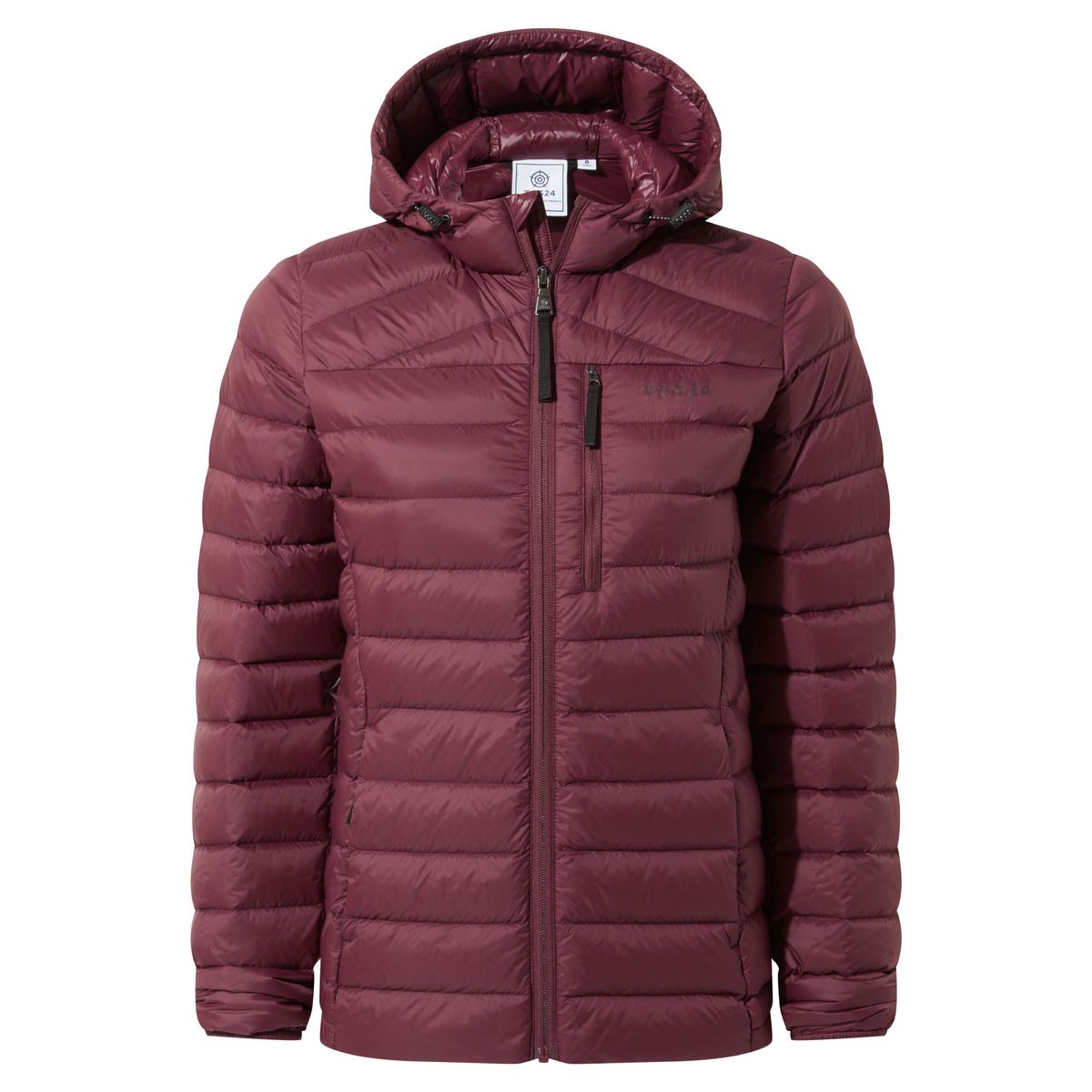 North Women's Hooded Jacket - Burgundy