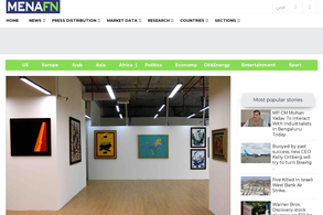 Screencapture of MENAFN