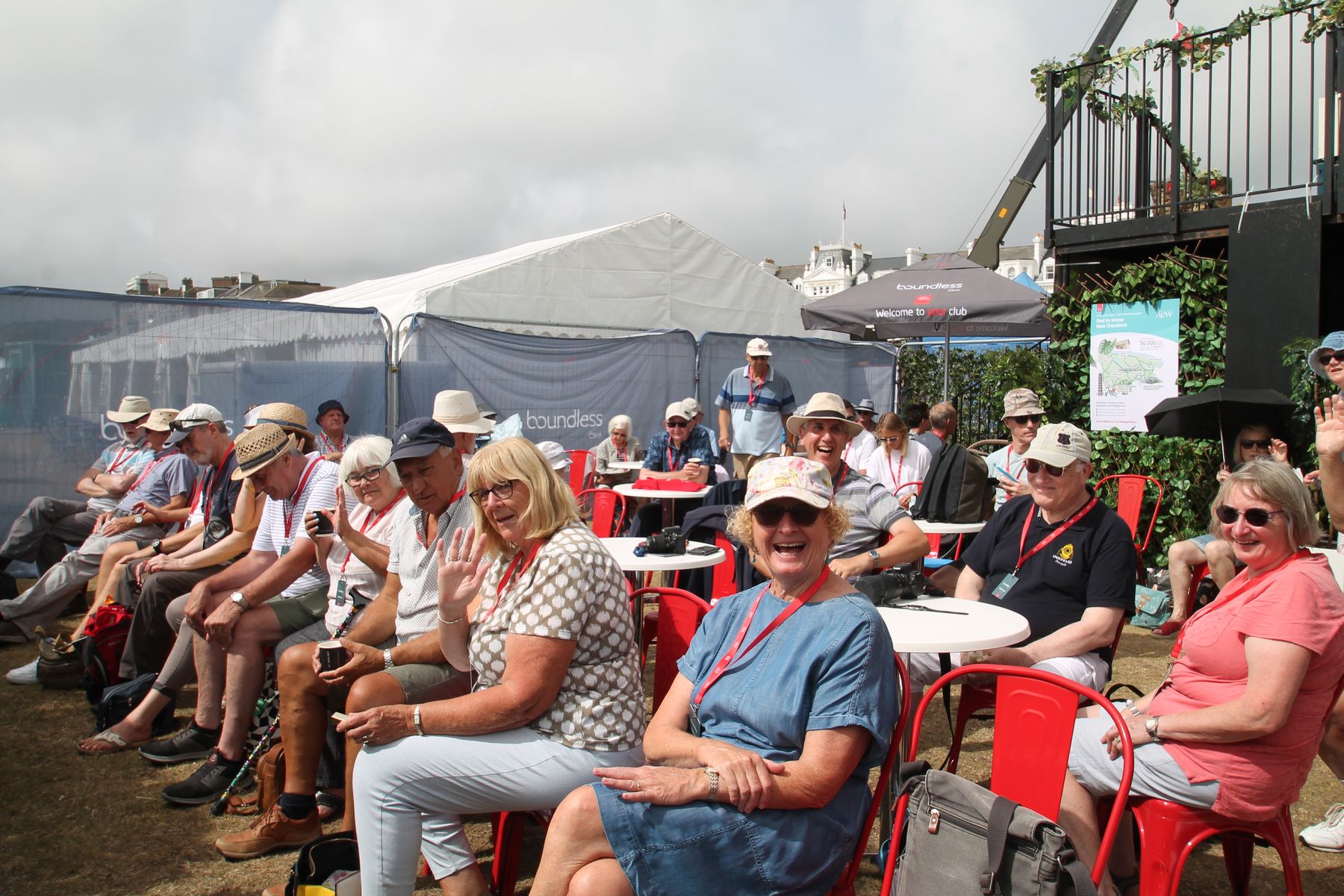 Boundless members and guests enjoying the Eastbourne International Airshow 2022