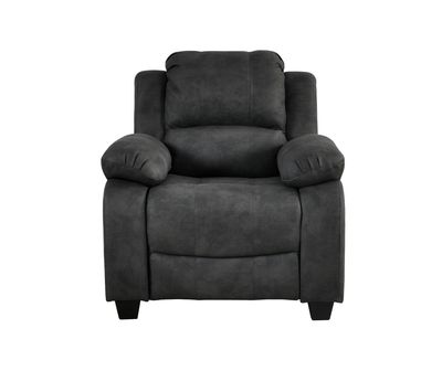 Valerie Charcoal Fabric Armchair