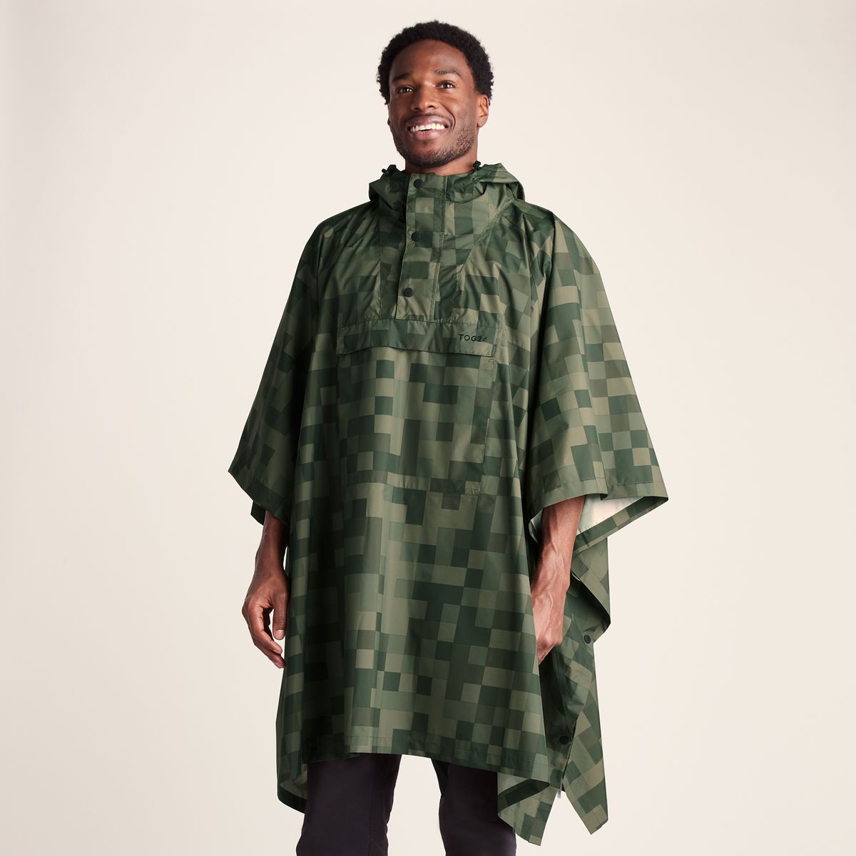Drench Unisex Waterproof Poncho - Forage Green 