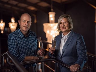 Johann Fourie & Benguela Cove Owner, Penny Streeter OBE.jpg