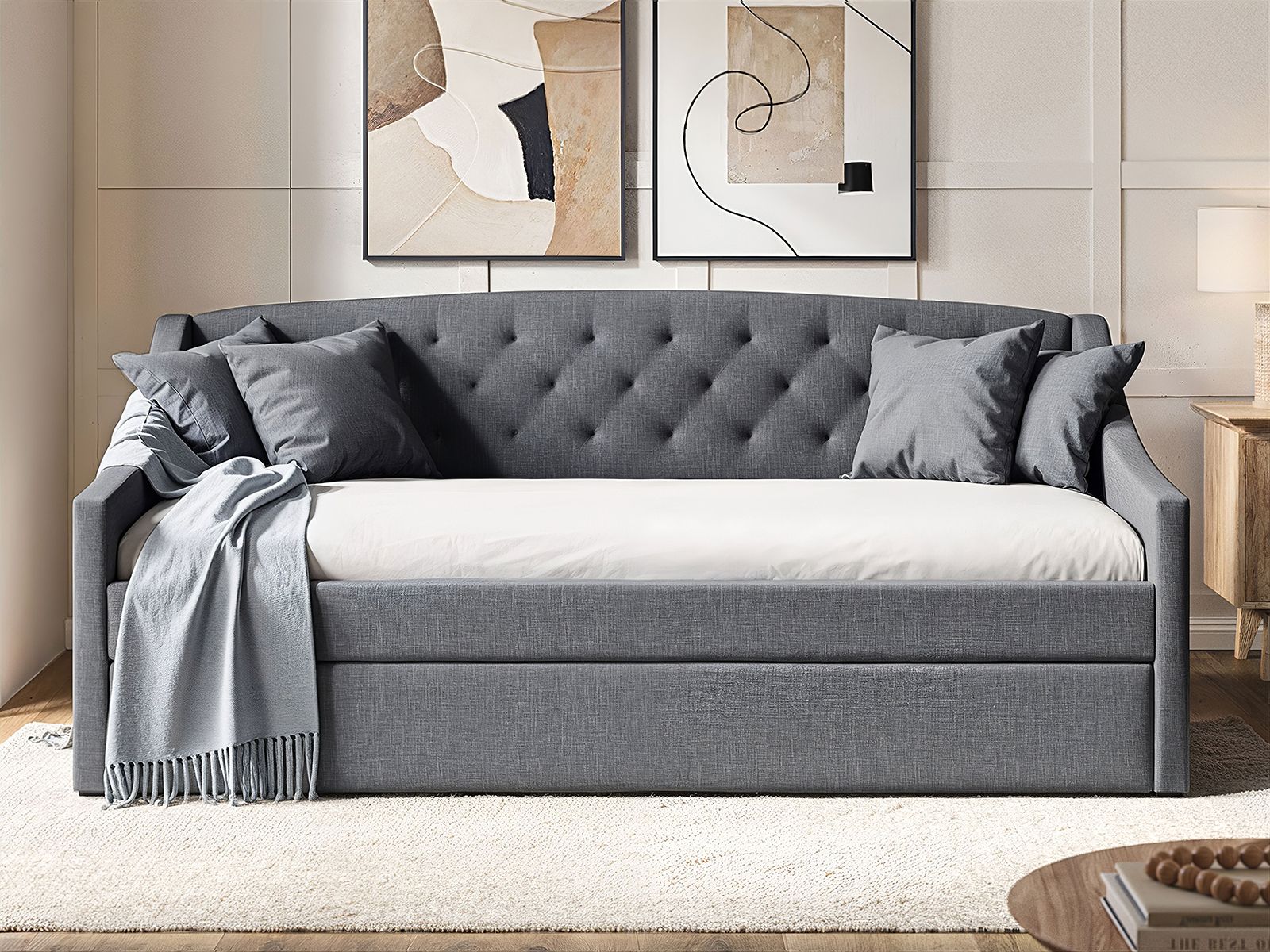 https://www.bedkingdom.co.uk/flair-aurora-fabric-daybed-with-trundle-grey.html