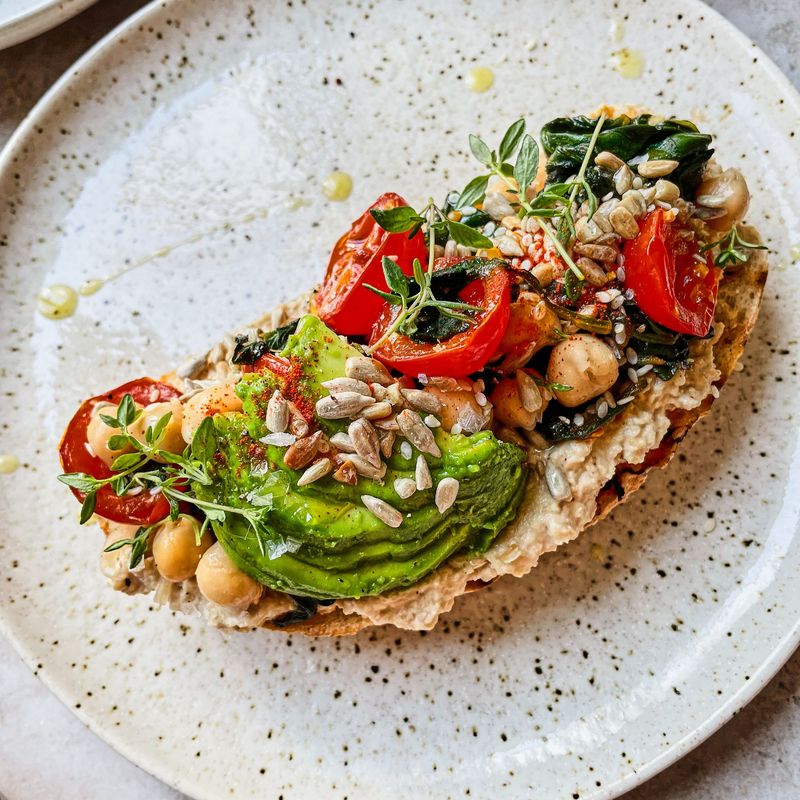 Toast With All The Good Stuff