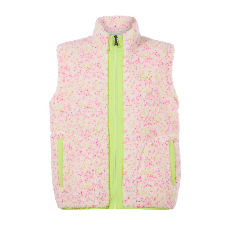 Olga Womens Thermal Sherpa Gilet - Vanilla Nep