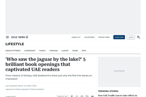 Screencapture of Gulf News