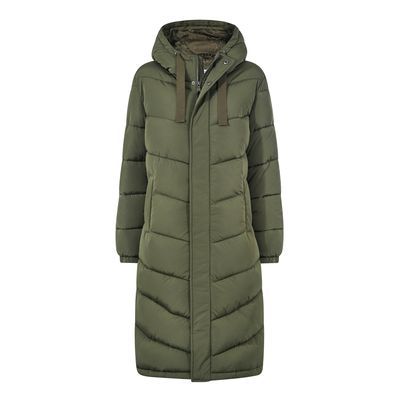 Raleigh Womens Long Insulated Jacket - Khaki