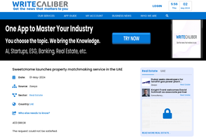 Screencapture of WriteCaliber