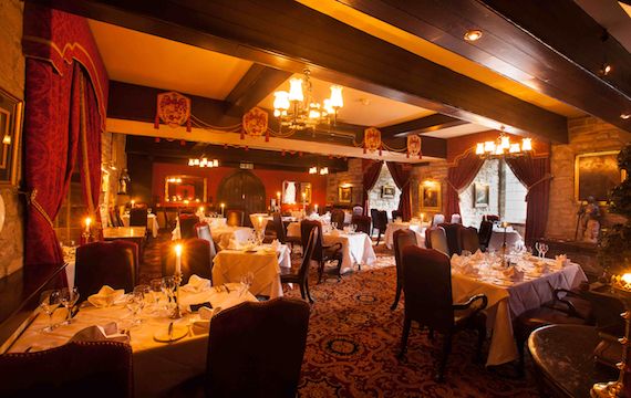 The Josephine Restaurant at Langley Castle Hotel, Northumberland