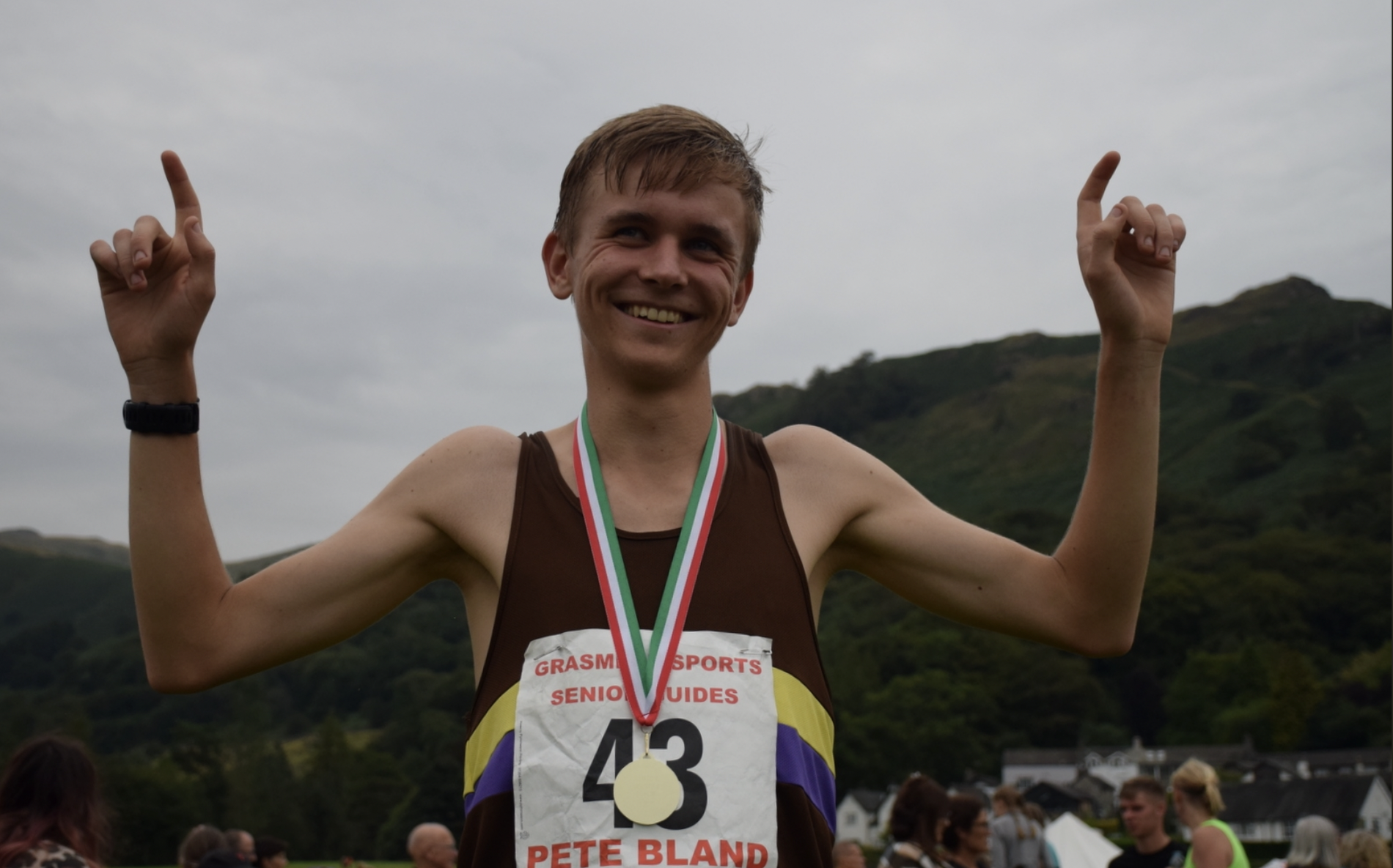 Grant Finlay, winner of the prestigious Senior Guides Fell Race at Grasmere Sports 2022