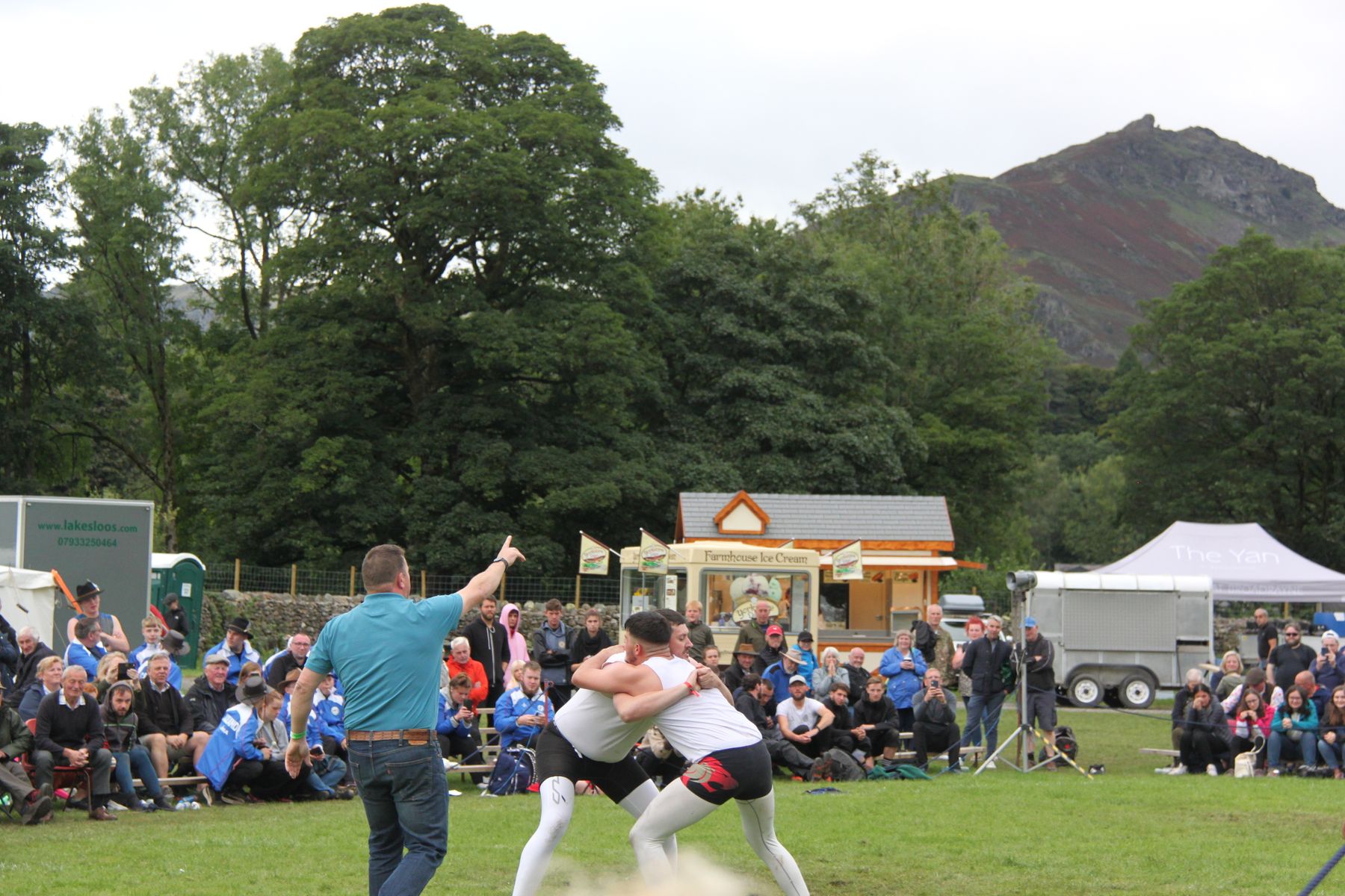 Cumberland and Westmorland wrestling at the Grasmere Lakeland Sports and Show 2023