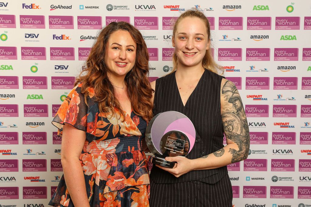 Joanne Gumery (UKWA) and Ella Harper (Unipart Dorman)