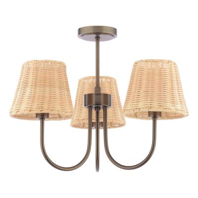 Hasfield 3 Light Semi-Flush