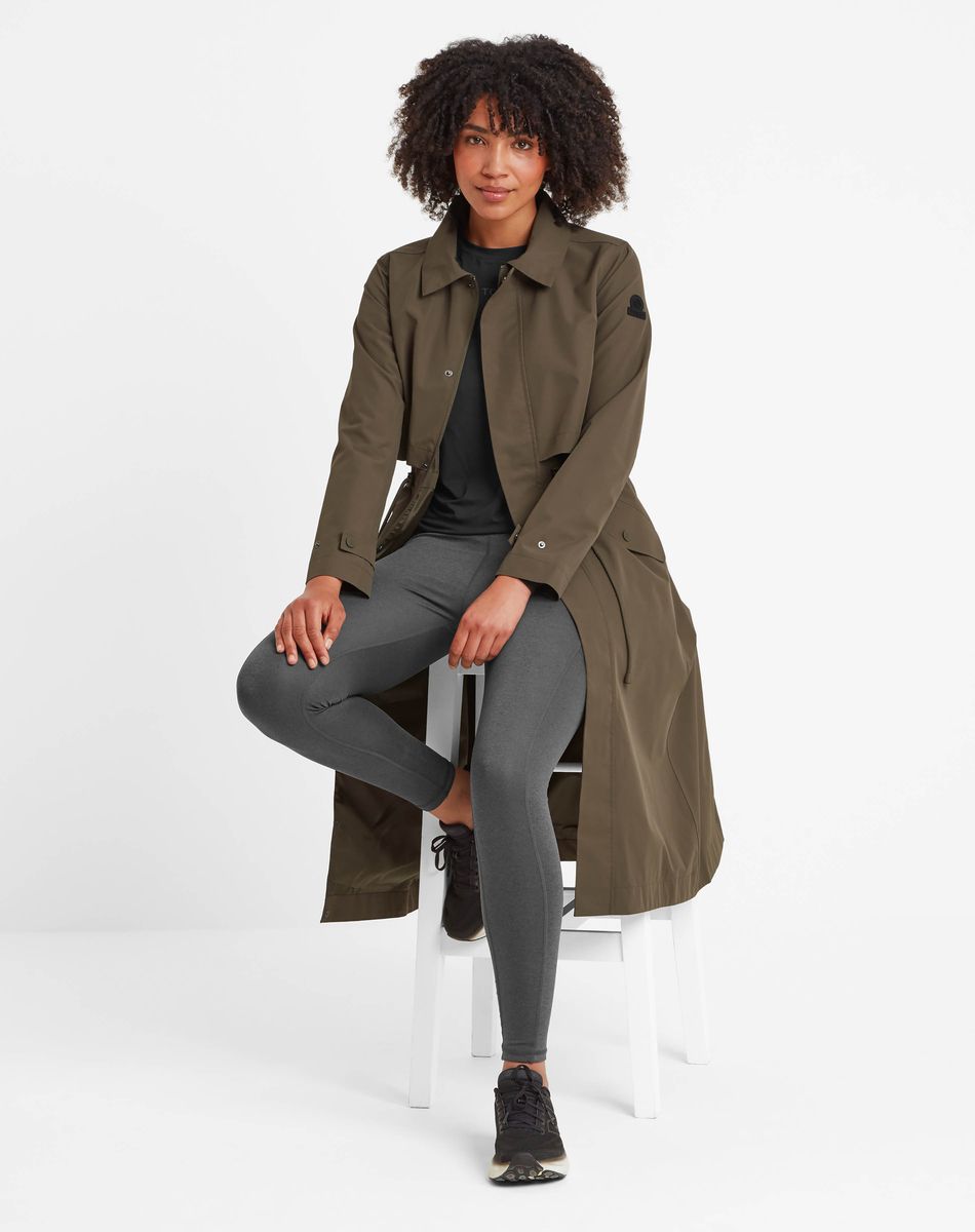 Alva women's waterproof jacket - Khaki