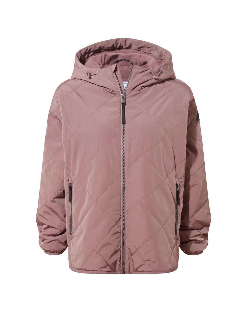 Corlae women's padded jacket - mauve