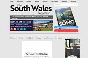 Screencapture of South Wales Magazine