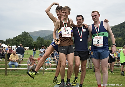 Grant Finlay, winner of the prestigious Senior Guides Fell Race at Grasmere Lakeland Sports and Show 2022