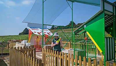 New Water Wars attraction at the Lakeland Maze Farm Park