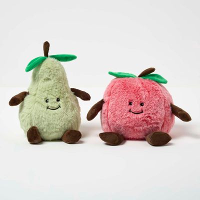 Apple and Pear Doorstop Set of 2