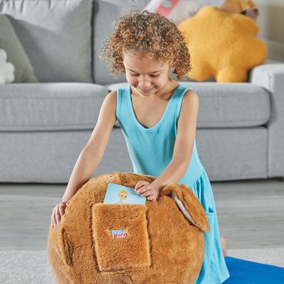 Yoga Ball Buddy with BubblePlush™ - Puppy