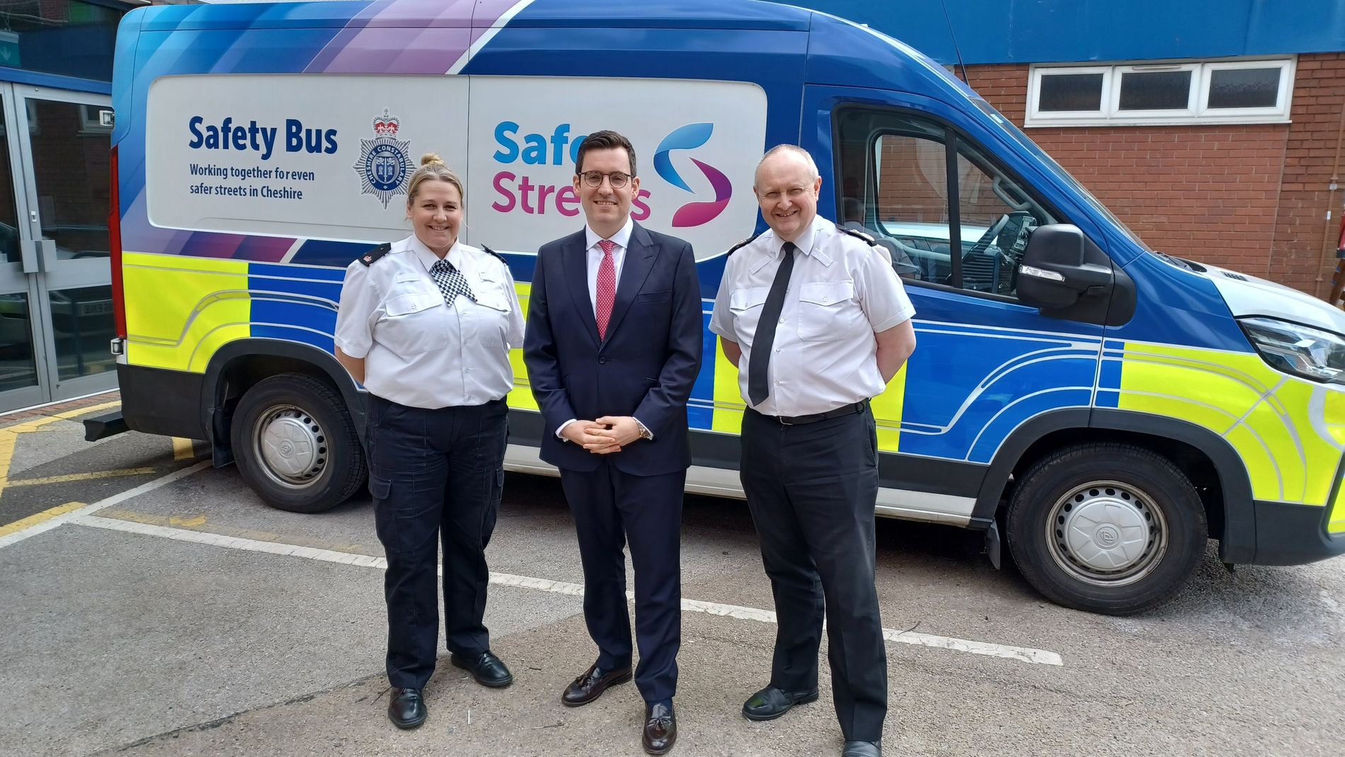 Superintendent Claire Jesson, PCC Dan Price and Chief Constable Mark Roberts.jpg