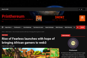 Screencapture of Printhereum.com