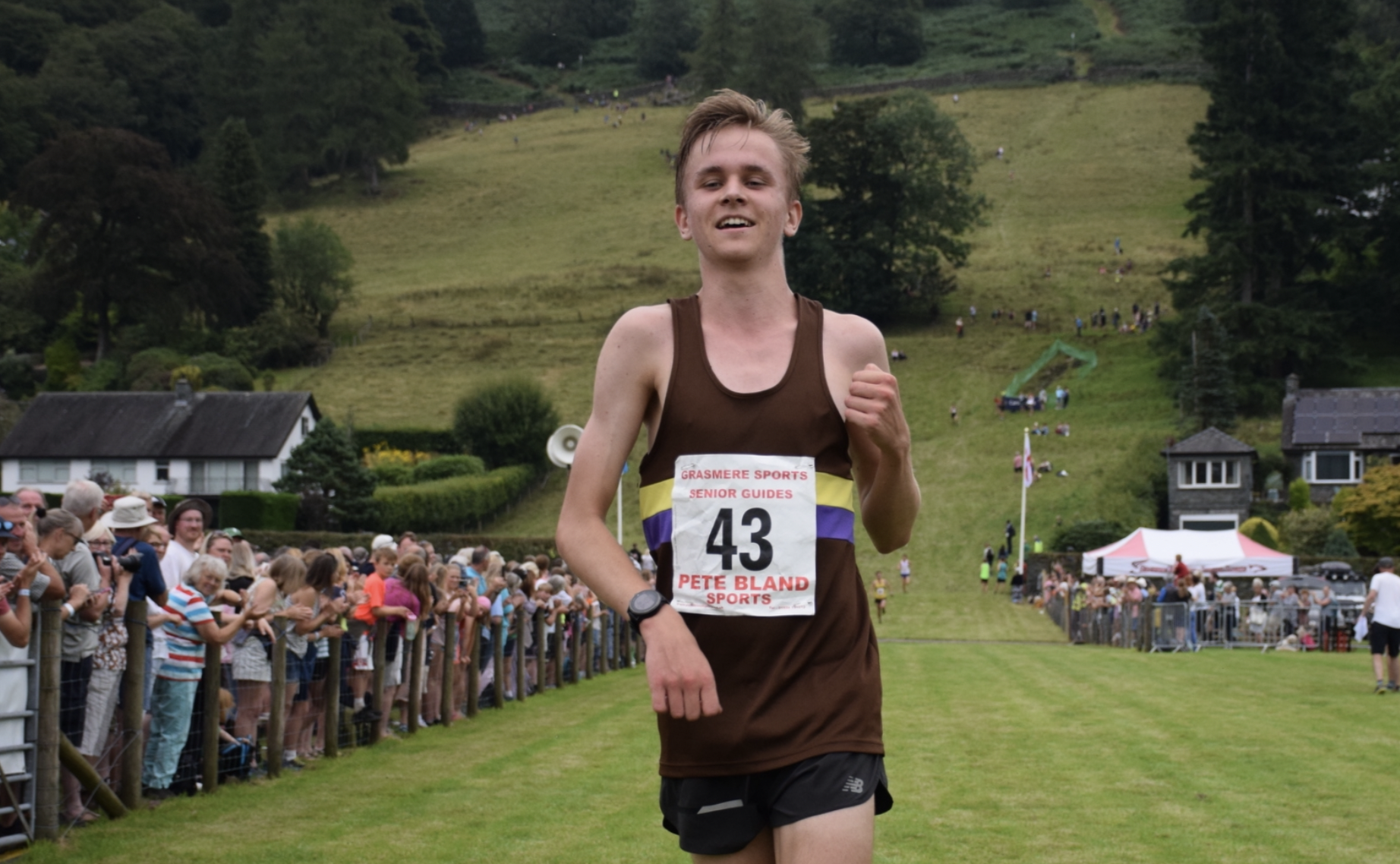 Grant Finlay, winner of the prestigious Senior Guides Fell Race at Grasmere Lakeland Sports and Show 2022