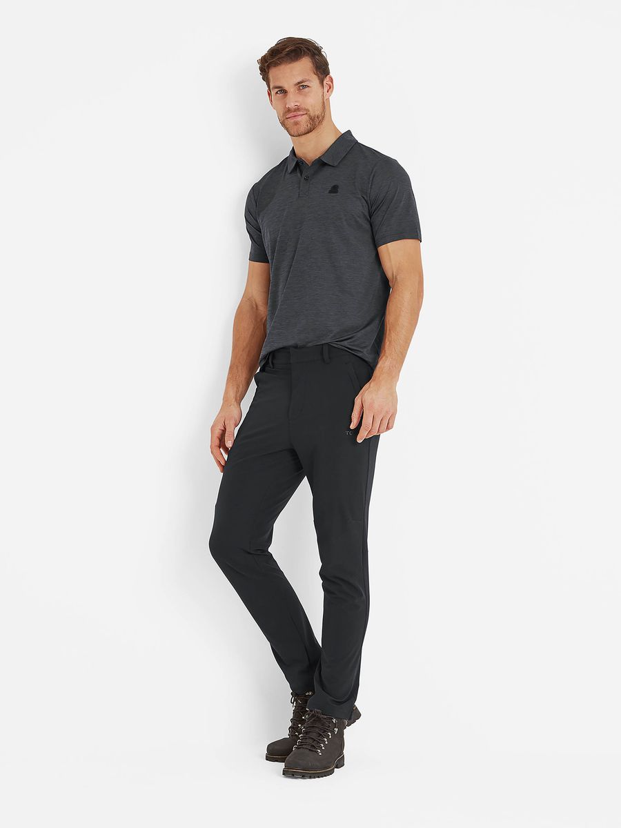 Hurstead Men's Softshell Walking Trousers  - Black