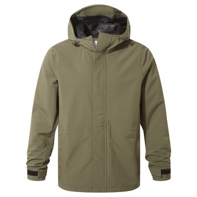 Flynn Men's Waterproof Jacket - Moss Green