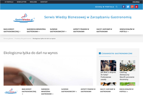 Screencapture of Portal gastronomiczny GastroWiedza.pl