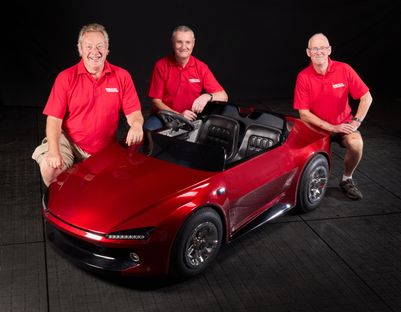 Ian Mulingani, Paul Adams, Dr. Ian Pogson with Firefly Sport